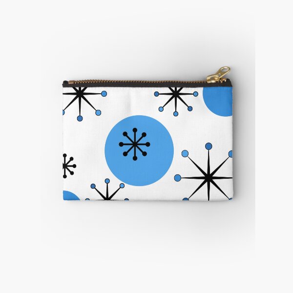 Item preview, Atomic Era Starbursts Blue designed and sold by thepixelgarden.