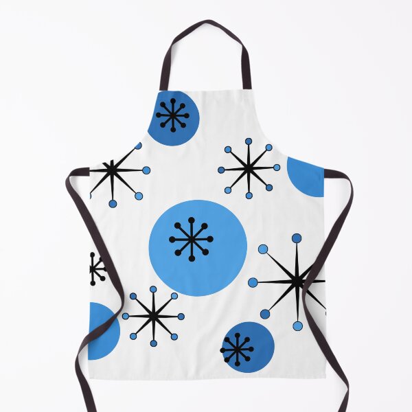 Item preview, Atomic Era Starbursts Blue designed and sold by thepixelgarden.