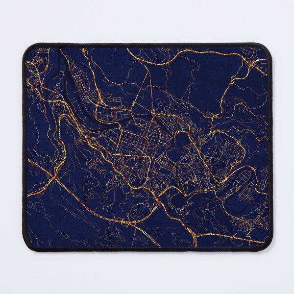 Item preview, Bilbao, Biscay, Spain - City At Night designed and sold by deMAP.