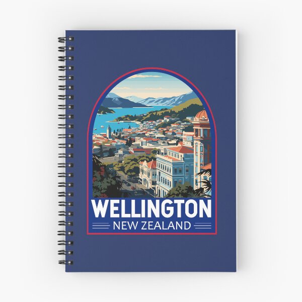 Item preview, Wellington New Zealand Travel Art Emblem designed and sold by KrisSidDesigns.