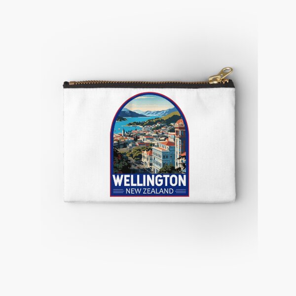 Item preview, Wellington New Zealand Travel Art Emblem designed and sold by KrisSidDesigns.