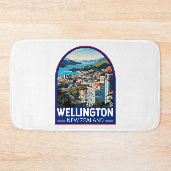 Item preview, Wellington New Zealand Travel Art Emblem designed and sold by KrisSidDesigns.