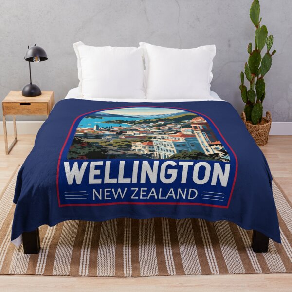 Item preview, Wellington New Zealand Travel Art Emblem designed and sold by KrisSidDesigns.