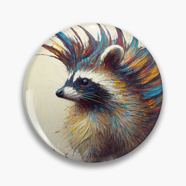 Item preview, Quail Raccoon, Abstract Expressionism designed and sold by ComputerContent.