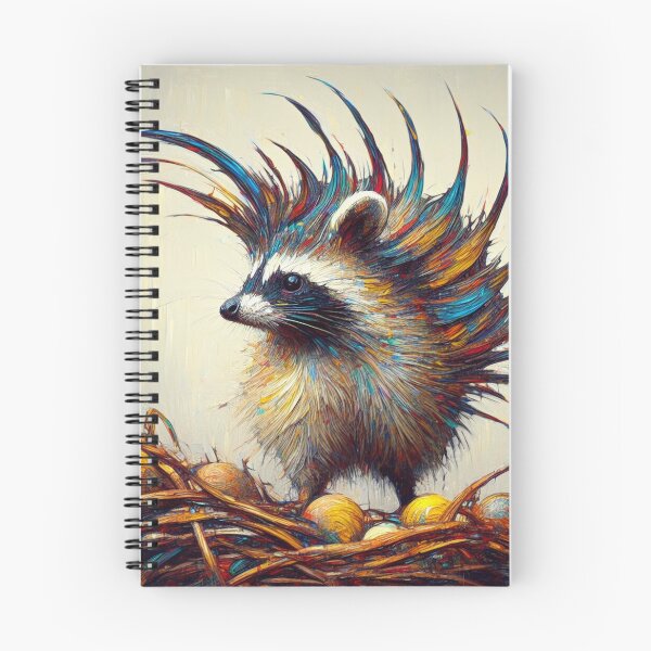 Item preview, Quail Raccoon, Abstract Expressionism designed and sold by ComputerContent.