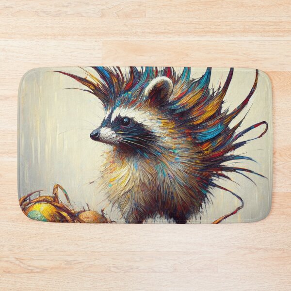 Item preview, Quail Raccoon, Abstract Expressionism designed and sold by ComputerContent.