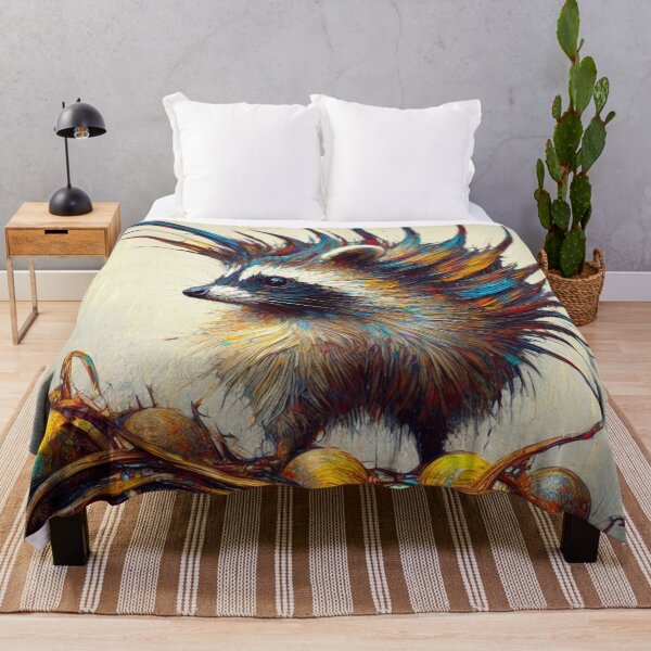 Item preview, Quail Raccoon, Abstract Expressionism designed and sold by ComputerContent.