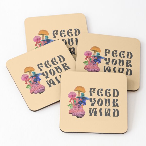 Item preview, Feed Your Mind Mushrooms designed and sold by VARIA*T Design.