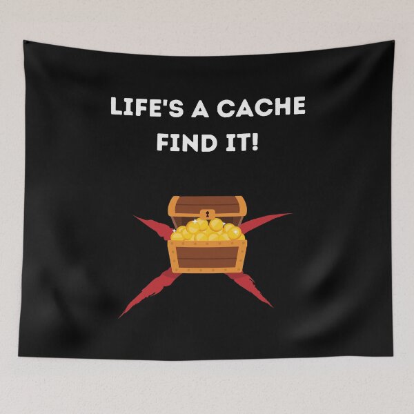 Item preview, Life's cache, find it! Geocaching designed and sold by FunkyMelon.