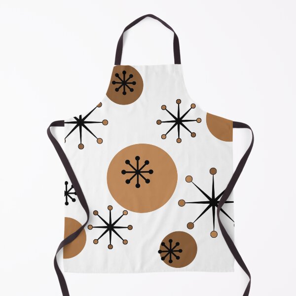 Item preview, Atomic Era Starbursts Brown designed and sold by thepixelgarden.