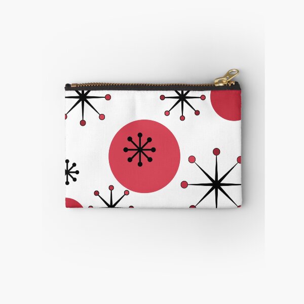 Item preview, Atomic Era Starbursts Dark Red designed and sold by thepixelgarden.