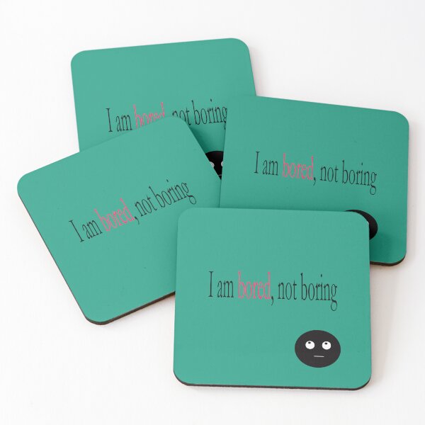Item preview, I am bored, not boring designed and sold by Merjemashop.