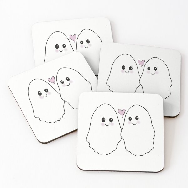 Item preview, Cute ghosts in love  designed and sold by Thebusybeestore.