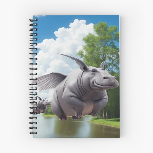 Item preview, Fly like a Hippo designed and sold by AleksKos.