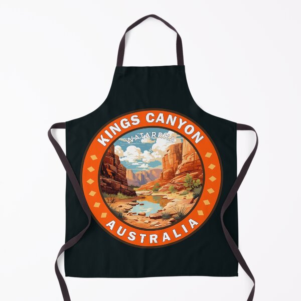 Item preview, Kings Canyon Northern Territory Australia Travel Art Badge designed and sold by KrisSidDesigns.