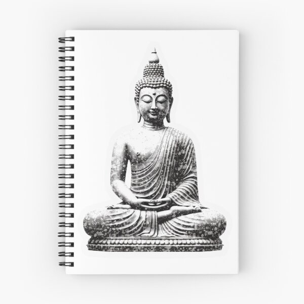 Item preview, Black White buddha , religion stickers, Digital Art, buddha Modern art 3D  designed and sold by MartynGrey.