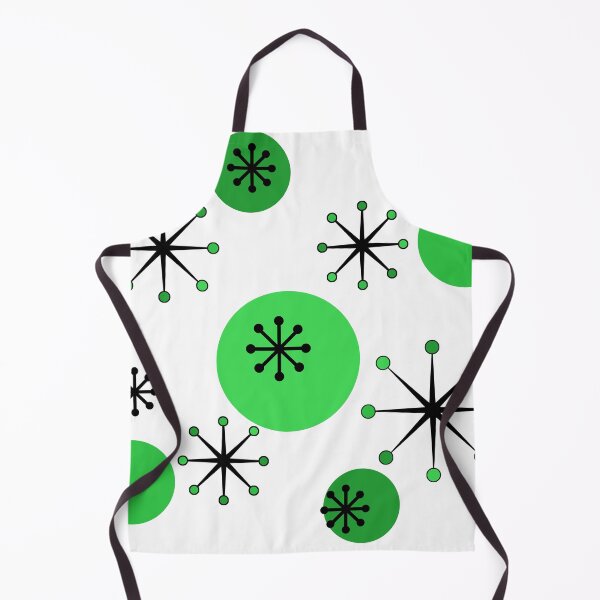 Item preview, Atomic Era Starbursts Green designed and sold by thepixelgarden.