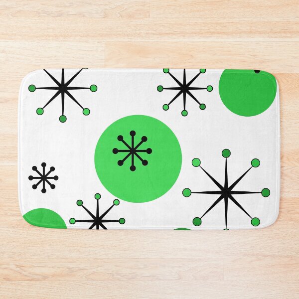 Item preview, Atomic Era Starbursts Green designed and sold by thepixelgarden.