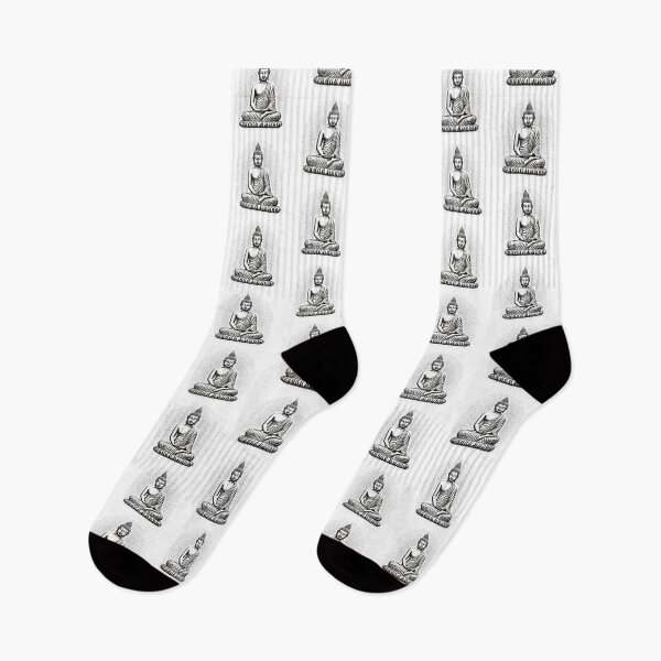 Item preview, Black White buddha Digital Art, buddha Modern art 3D  designed and sold by MartynGrey.