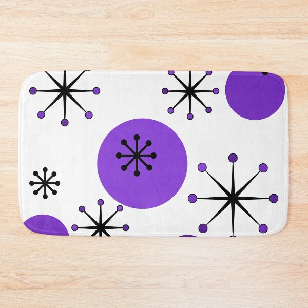Item preview, Atomic Era Starbursts Indigo designed and sold by thepixelgarden.