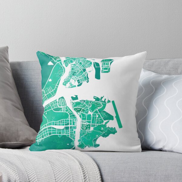 Item preview, Macau City Map of China - Watercolor designed and sold by deMAP.