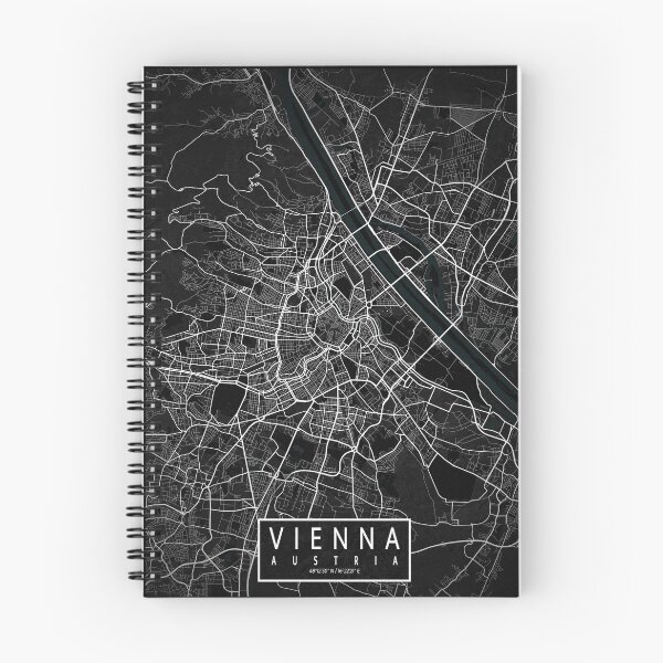 Item preview, Vienna City Map of Austria - Dark designed and sold by deMAP.