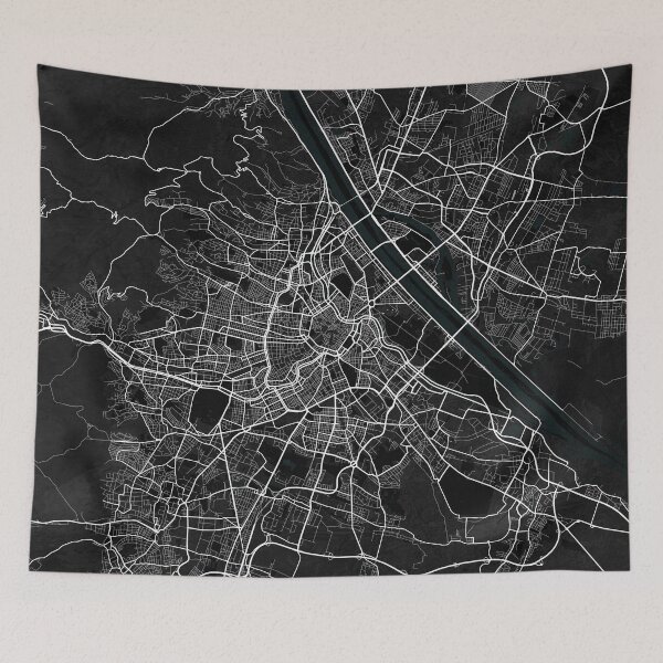 Item preview, Vienna City Map of Austria - Dark designed and sold by deMAP.