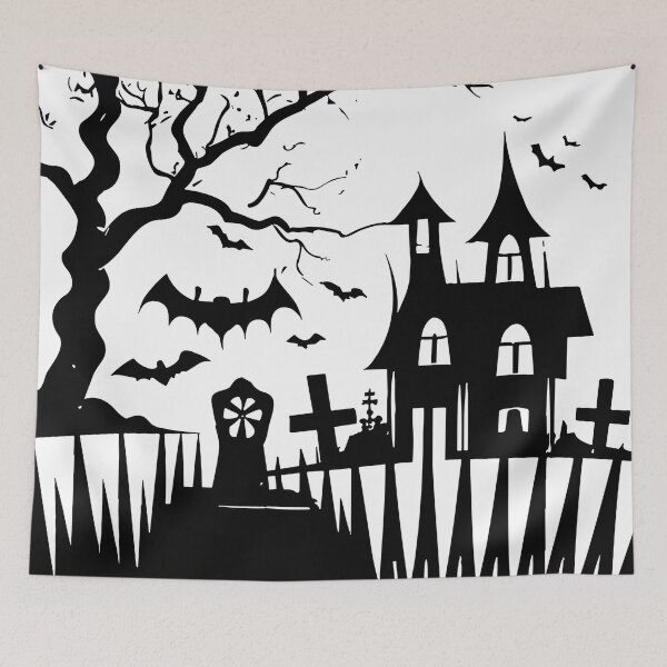 Item preview, halloween scene designed and sold by Art4PrintGifts.