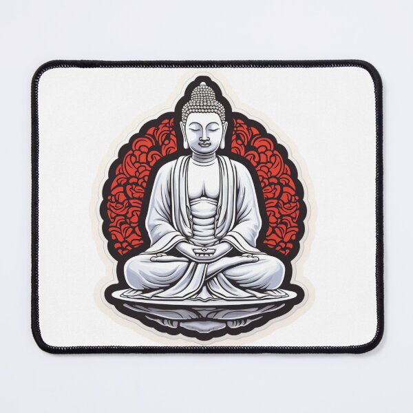 Item preview, Black White buddha , buddha Modern art home decoration designed and sold by MartynGrey.