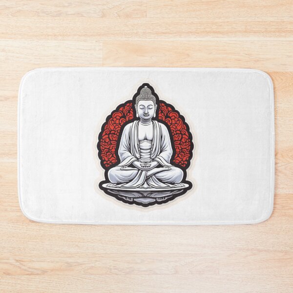 Item preview, Black White buddha , buddha Modern art home decoration designed and sold by MartynGrey.