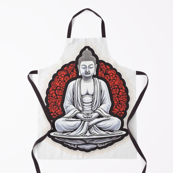 Item preview, Black White buddha , buddha Modern art home decoration designed and sold by MartynGrey.