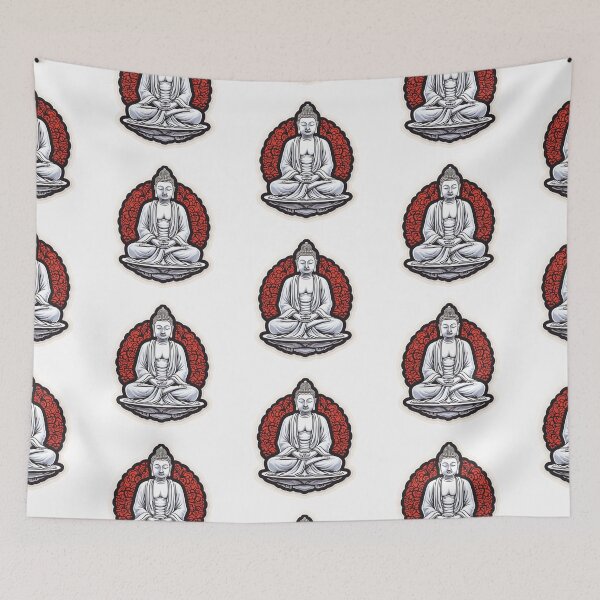 Item preview, Black White buddha , buddha Modern art home decoration designed and sold by MartynGrey.