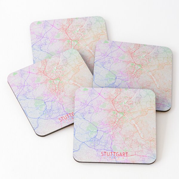 Item preview, Stuttgart City Map of Germany - Colorful designed and sold by deMAP.