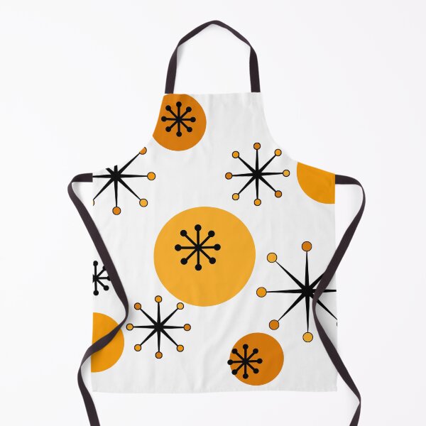 Item preview, Atomic Era Starbursts Orange designed and sold by thepixelgarden.