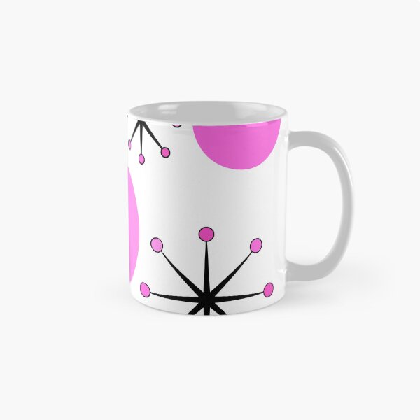 Item preview, Atomic Era Starbursts Pink designed and sold by thepixelgarden.