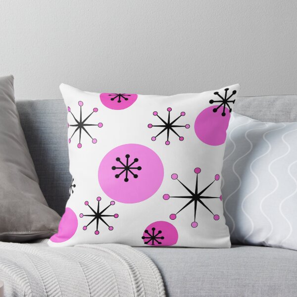 Item preview, Atomic Era Starbursts Pink designed and sold by thepixelgarden.