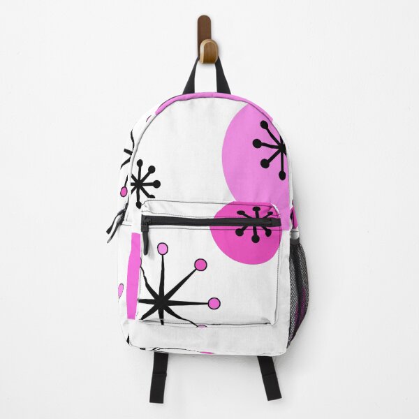 Item preview, Atomic Era Starbursts Pink designed and sold by thepixelgarden.
