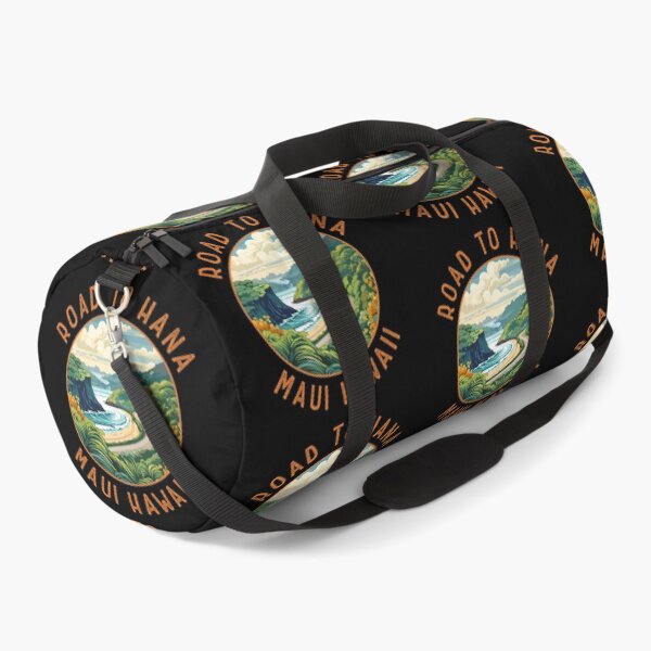 Item preview, Road to Hana Maui Hawaii Retro Distressed Circle designed and sold by KrisSidDesigns.
