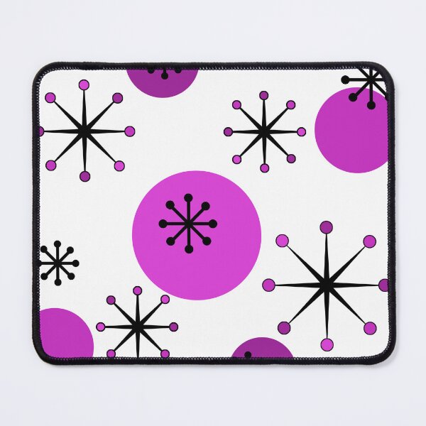 Item preview, Atomic Era Starbursts Purple designed and sold by thepixelgarden.