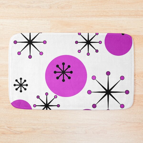 Item preview, Atomic Era Starbursts Purple designed and sold by thepixelgarden.