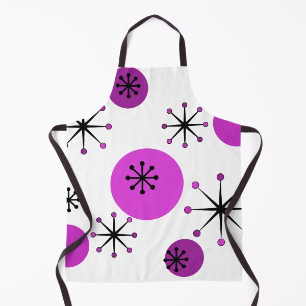 Item preview, Atomic Era Starbursts Purple designed and sold by thepixelgarden.