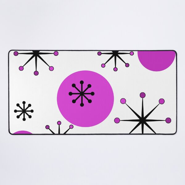 Item preview, Atomic Era Starbursts Purple designed and sold by thepixelgarden.
