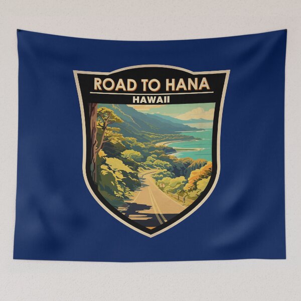 Item preview, Road to Hana Maui Hawaii Badge designed and sold by KrisSidDesigns.