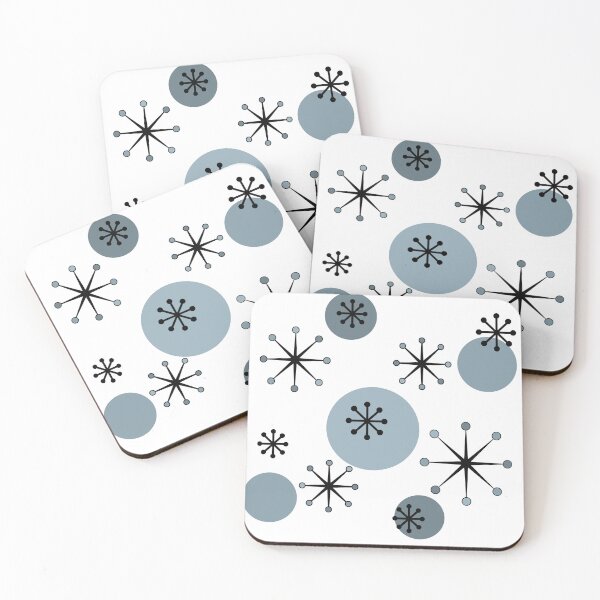 Item preview, Atomic Era Starbursts Slate designed and sold by thepixelgarden.