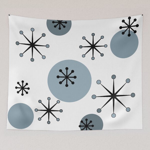 Item preview, Atomic Era Starbursts Slate designed and sold by thepixelgarden.