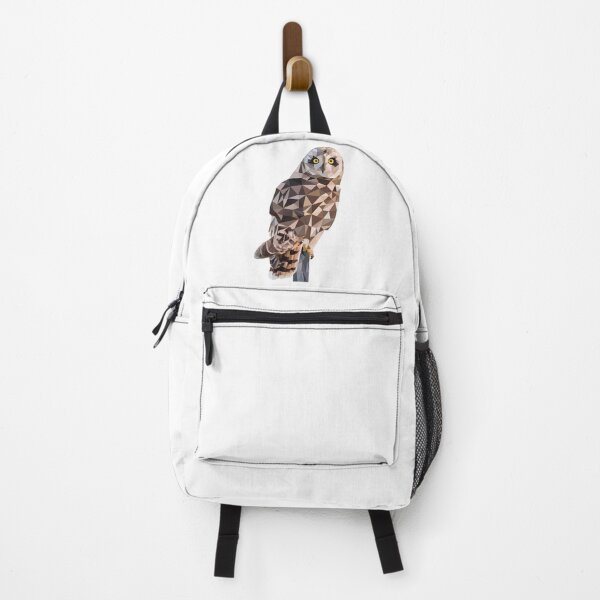 Item preview, Illustrated owl in polygonal style in brown tones designed and sold by shennix.