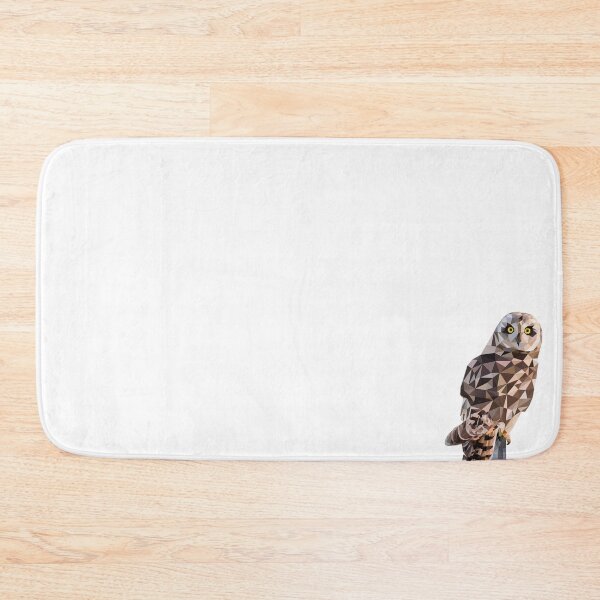 Item preview, Illustrated owl in polygonal style in brown tones designed and sold by shennix.