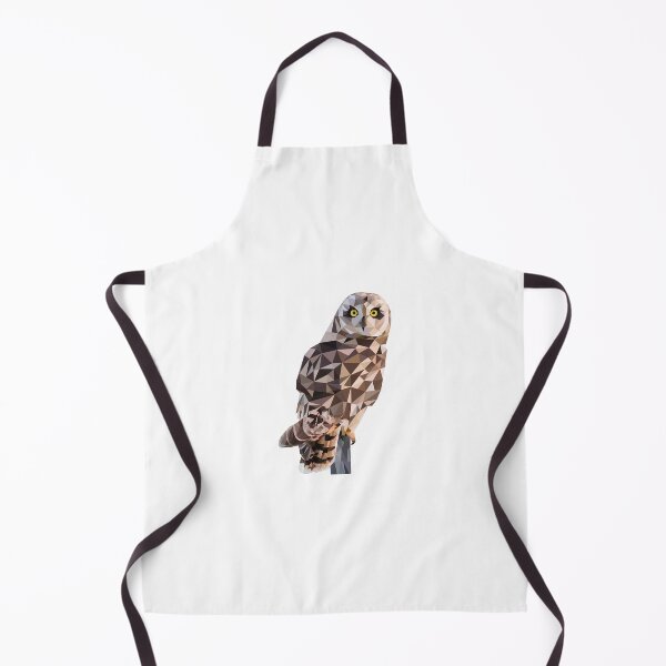 Item preview, Illustrated owl in polygonal style in brown tones designed and sold by shennix.