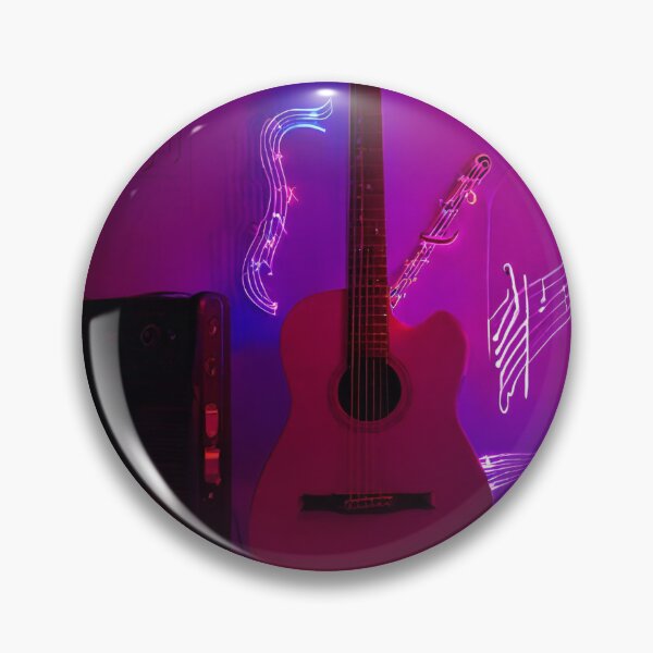 Item preview, Guitar, harp and fluttering notes designed and sold by mariolasworld.