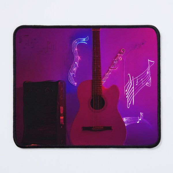 Item preview, Guitar, harp and fluttering notes designed and sold by mariolasworld.